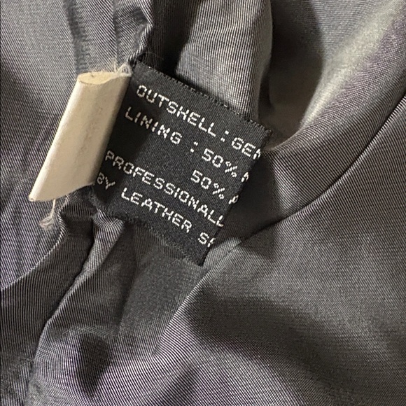 Vintage 90s Beyond Sport 3/4 Sleeve Black Leather Blazer Jacket Kate Moss Vibes - Picture 7 of 8